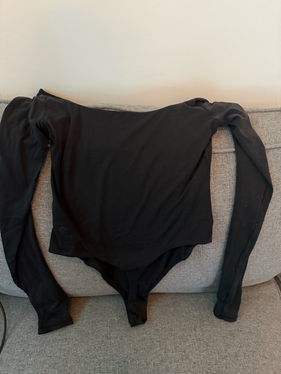lululemon athletica Tops - lululemon athletica Black Long Sleeve Bodysuit